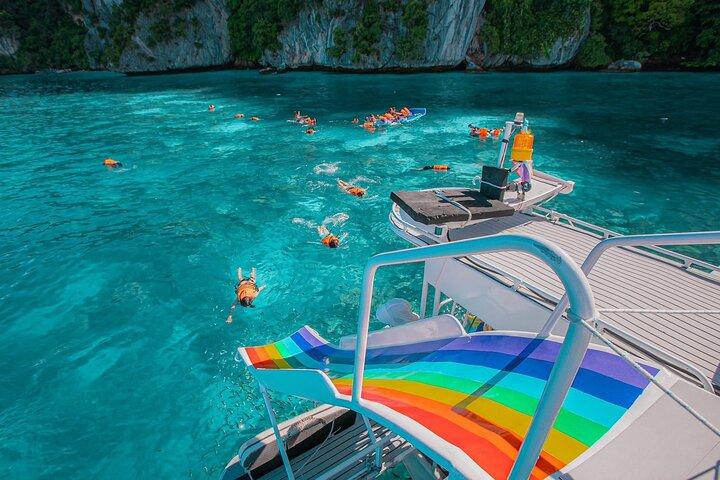 Lazy Phi Phi Highlights with Khai Island Waterslide from Khao Lak