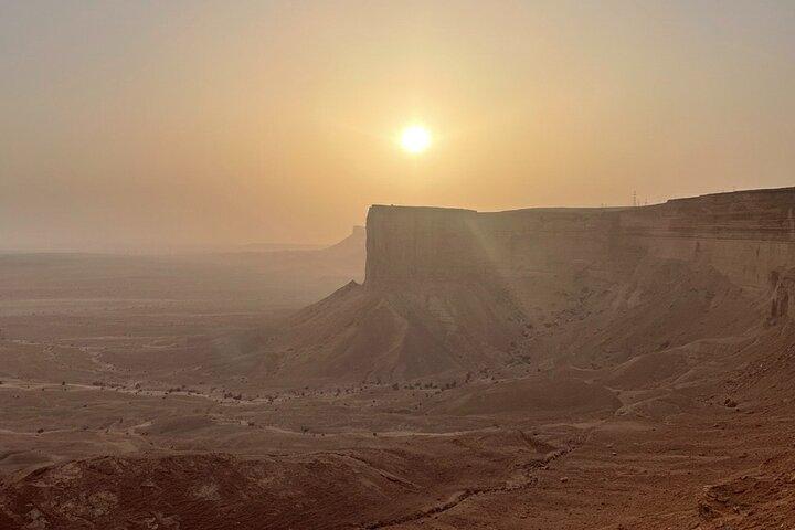 Darb Al-Manjour Trail with Camel Ride Second Edge of the World