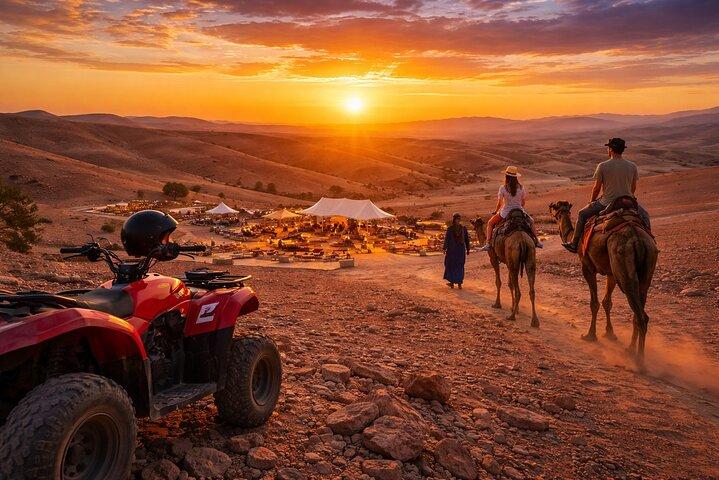 Moroccan Hammam & Agafay Desert Quad, Camel Ride with Dinner Show