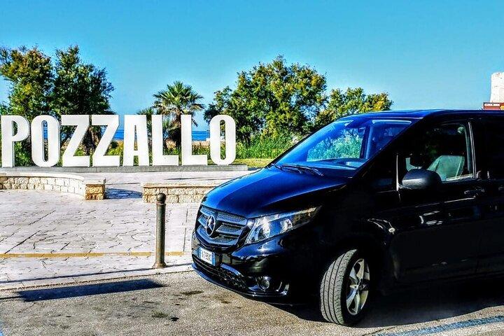 TAXI from Pozzallo port to SIRACUSA with tour Option or viceversa