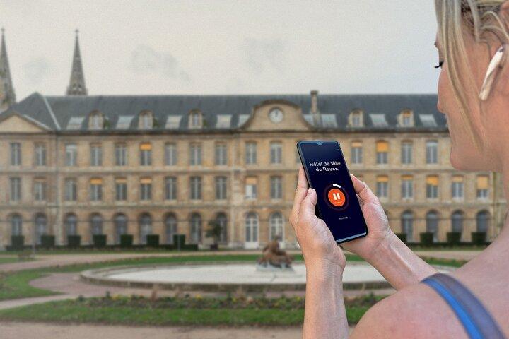 Rouen Audio guided walking tour 1h45 and 27 audio comments