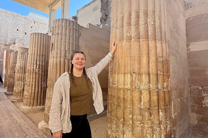 Day tour to Giza pyramids & sphinx, saqqara and Memphis
