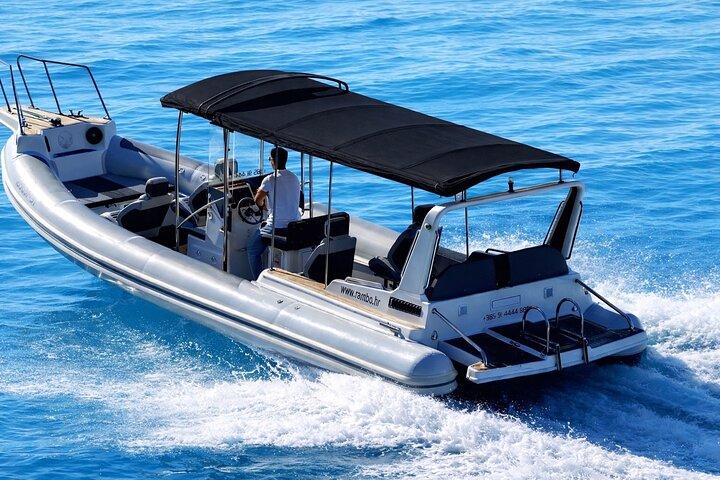 Zadar: 4-Stop Island Speedboat Tour, Swim,Snokel & Wine