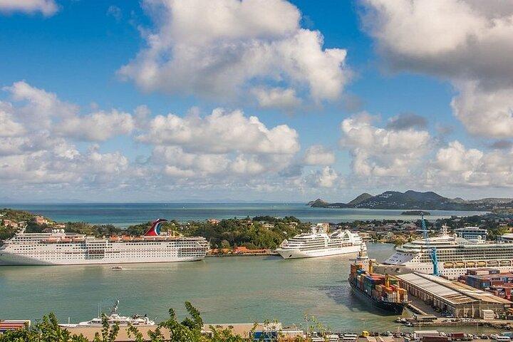 5 Stop Marigot Bay to Pigeon Island Tour with Lunch and Hike