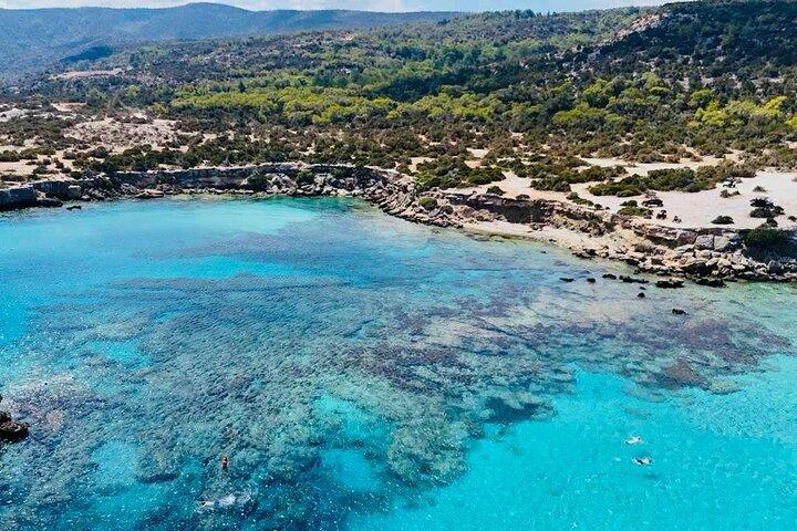 Blue Lagoon cruise: giant slide & Paphos hotel transfers