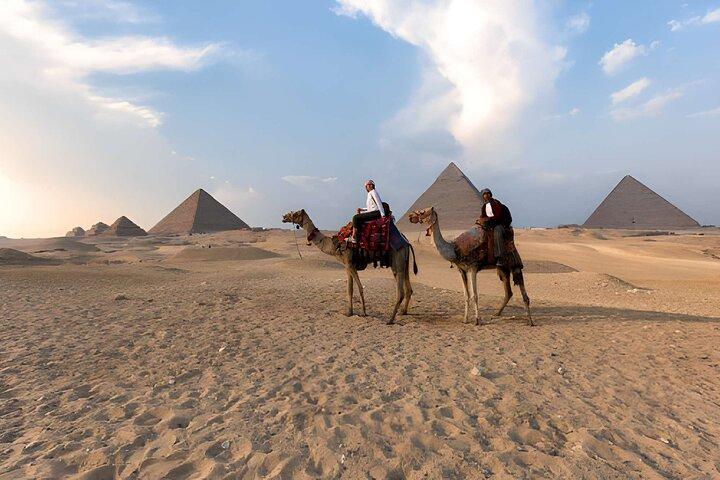 Private Pyramids GEM Tour Guide Camel Ride with All Inc Option