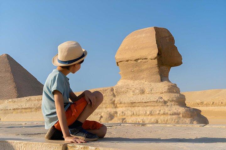 Private Pyramids GEM Tour Guide Camel Ride with All Inc Option