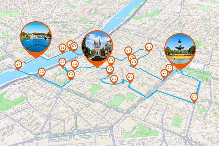 Angers Walking tour 2h15 and 22 audio commentary