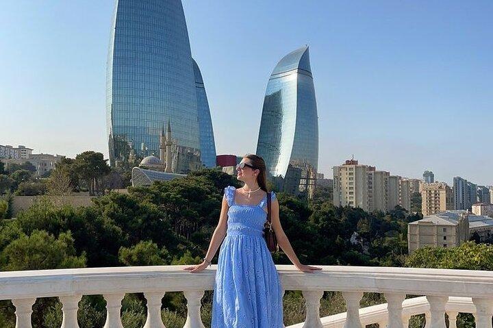 Baku City Tour with Photo Stops and Wine Tasting