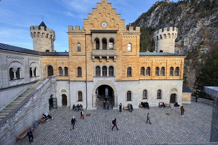 Castles Neuschwanstein and Hohenschwangau from Munich