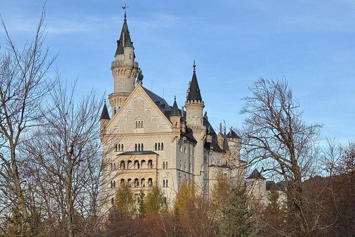 Castles Neuschwanstein and Hohenschwangau from Munich