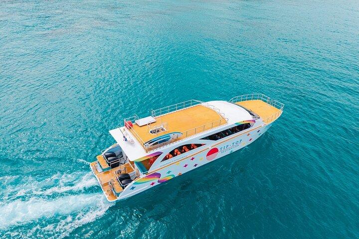 Luxury Speed Catamaran Cruise to Maya, Khai, and Maithon Island