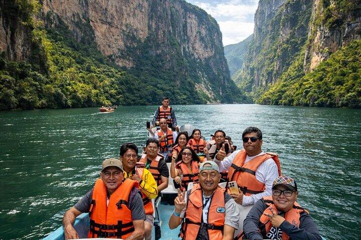 Canyon of the Sump Tour : by Boat, Viewpoints and Chiapa de Corzo