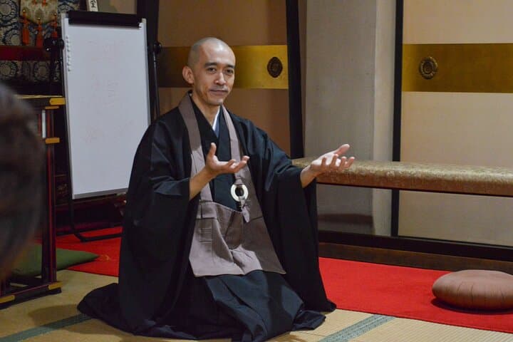 Zen Meditation and Calligraphy Workshop in a Local Temple