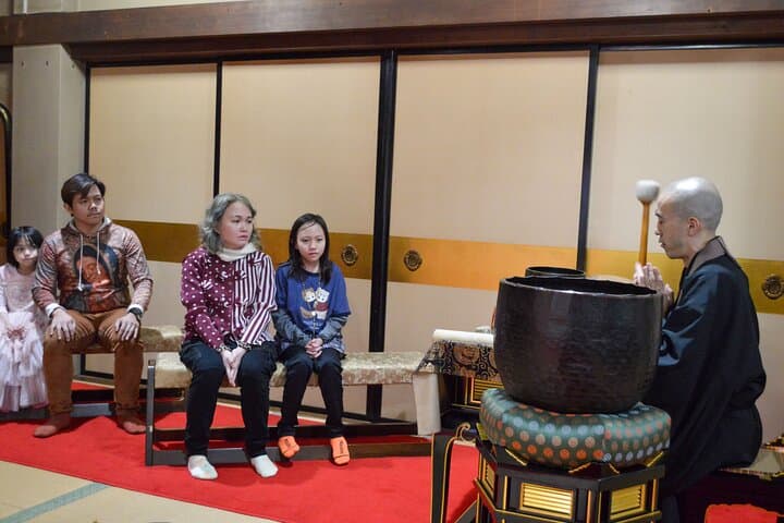 Zen Meditation and Calligraphy Workshop in a Local Temple