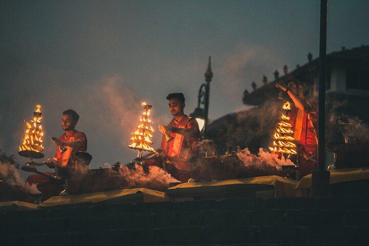 Full Day Varanasi Private Tour with Sarnath, Ghats and Boat Ride
