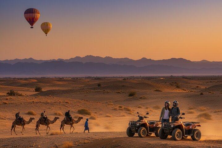 Marrakech Hot Air Balloon Sunrise & Agafay Desert Dinner