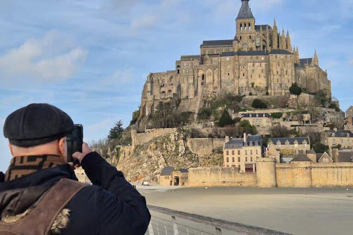 Paris Private Mont Saint Michel Tour with Abbey Entry & Champagne
