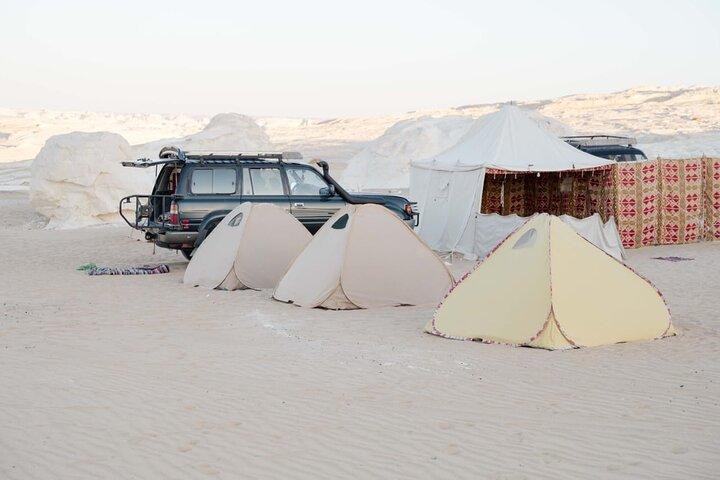 Private Bahariya Oasis Camping Tour 2 or 3 Days Eco Friendly.