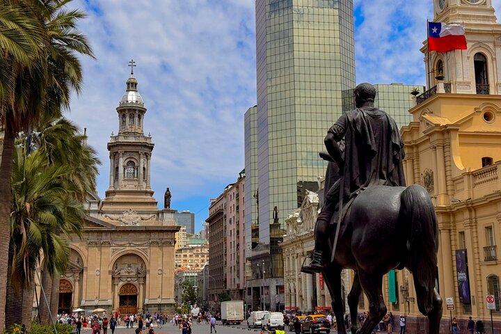 Santiago Half-Day Walking Tour with Hotel Pick up & Food Sample
