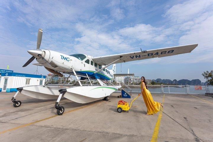 Exclusive Charter Seaplane Tour: Halong Bay's Premier Highlights