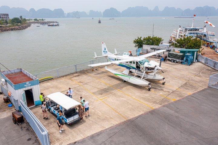 From Hanoi to Halong Bay 1 Day Tour with Scenic Seaplane & Cruise