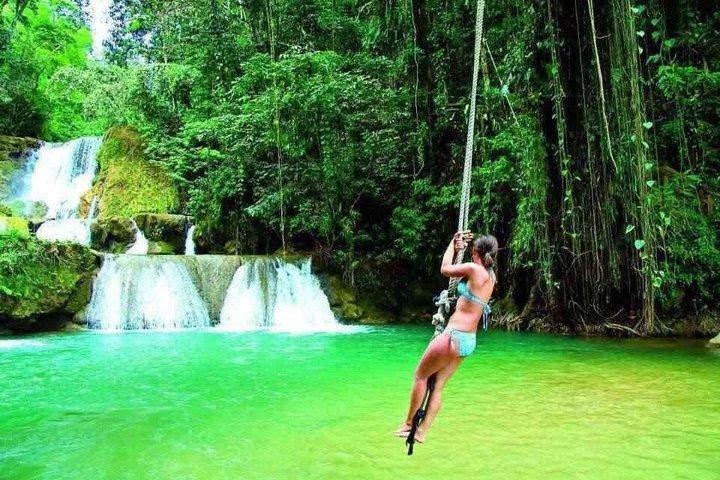 South Coast Jamaica, YS Falls, Pelican Bar, Black River, Appleton