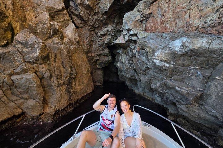 Private Blue Cave & 7 Caves Speedboat Tour + Drinks & Snorkel