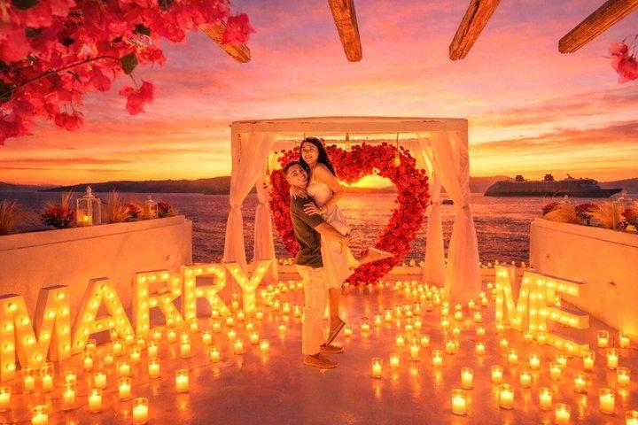 Santorini amazing Proposal