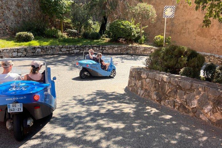 Nice: Panoramic Guided Tour in an Open-Top Electric Car