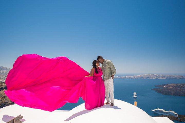 Santorini Flying Dress