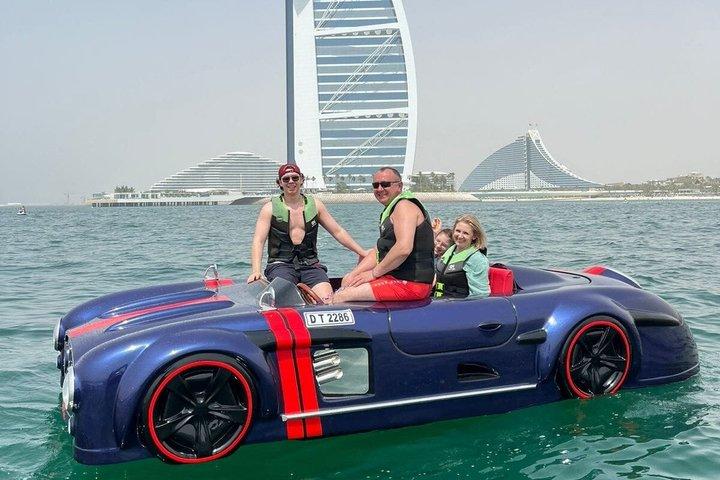 Dubai Jet Car Ride in Jumeirah Luxury Water Supercar Experience