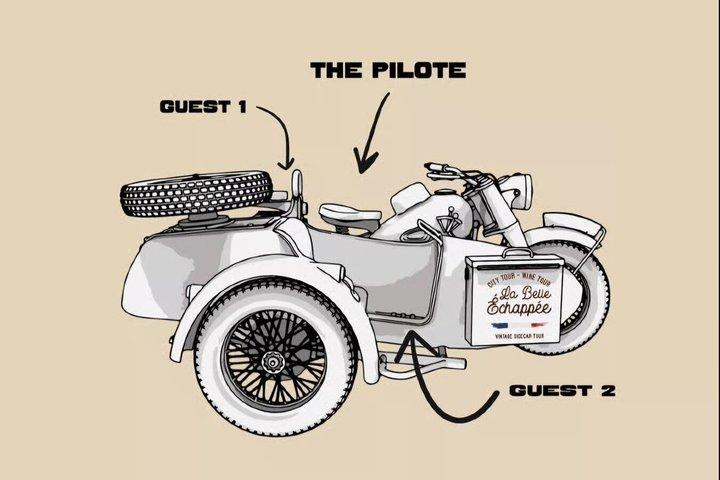 From Aix-en-Provence: 2-Hour Wine & Scenery Sidecar Tour