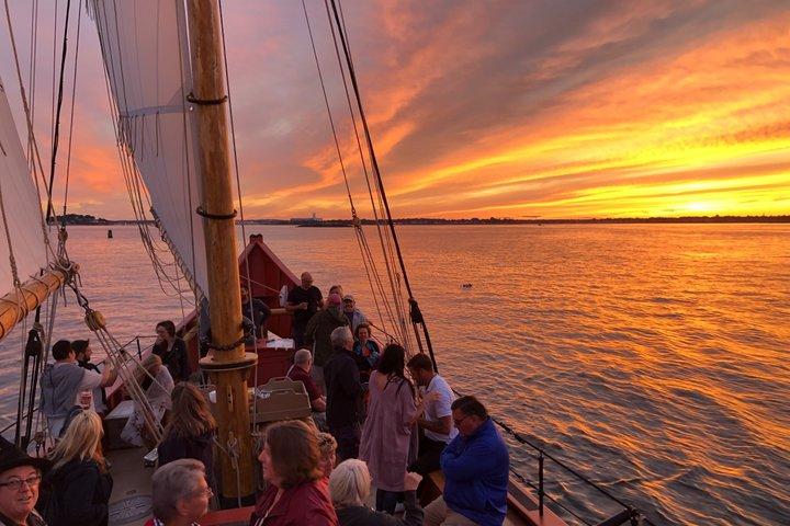 Sunset Sailing Cruise on a Tall Ship in Boston Harbor