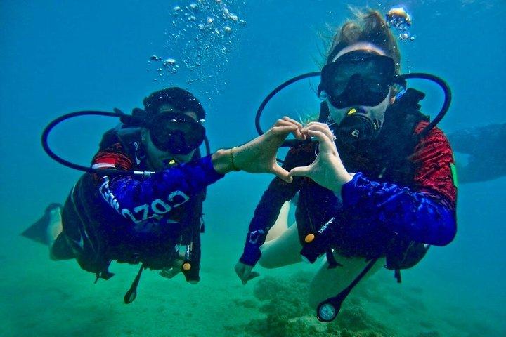 Beginner Scuba Diving with Turtles and Free Videos, San Juan