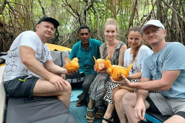 River Safari Bentota with Mangroves ,crocodiles ,Birds, Monkeys.
