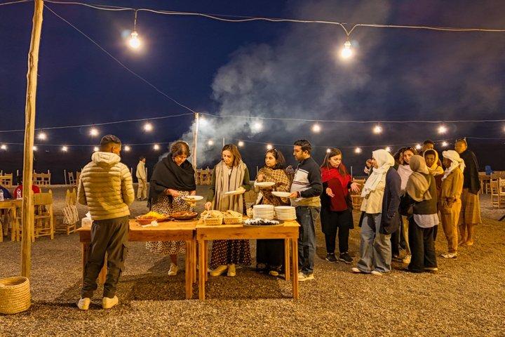 Agafay Desert: Dinner + Show with Quad Bike & Sunset Camel Ride