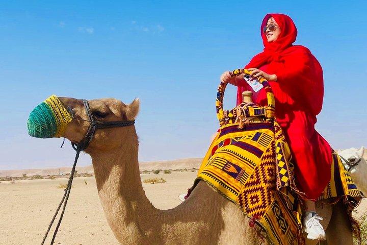 Darb Al-Manjour Trail with Camel Ride Second Edge of the World
