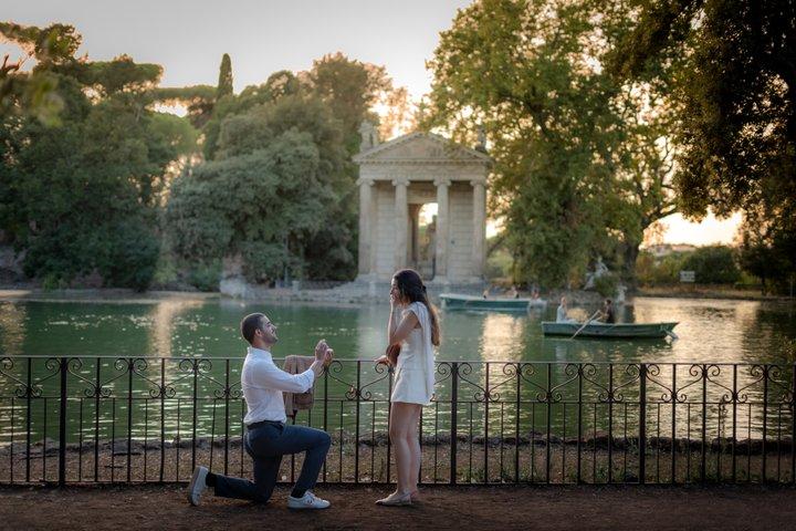 Secret Proposal Photoshoot in Rome