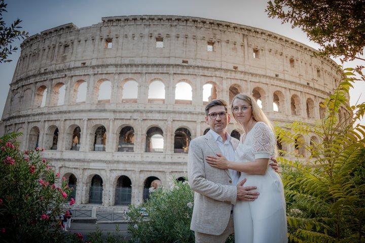 Secret Proposal Photoshoot in Rome