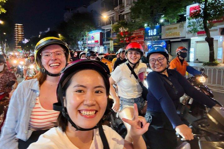 Ho Chi Minh City: Local Food Tour by Scooter with Vegan Option