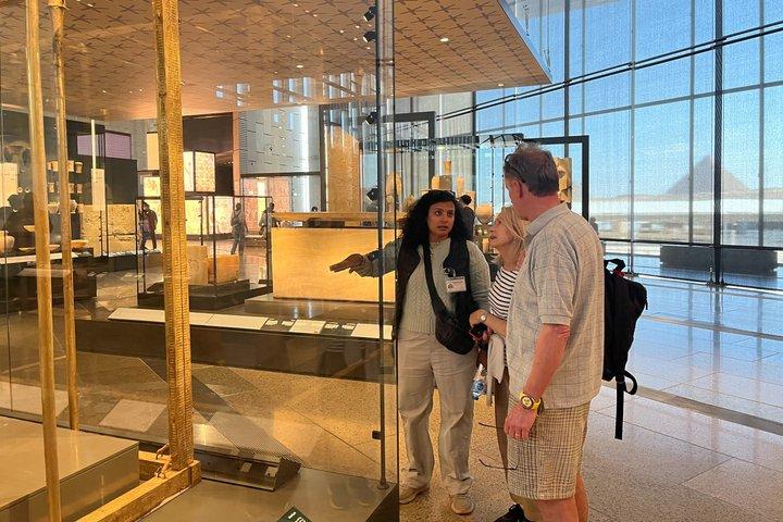 Giza Pyramids & Grand Egyptian Museum Tour with Female Guide.
