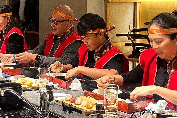Luxury Samurai Sushi Dining Show in Asakusa Tokyo