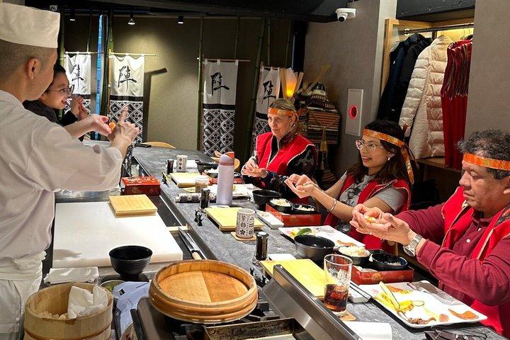 Luxury Samurai Sushi Dining Show in Asakusa Tokyo