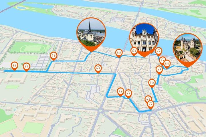Saumur Audio Guided Walking Tour 1h30 and 18 audio reviews