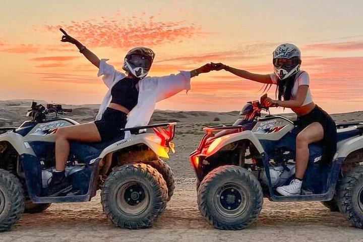Desert Agafay Sunset Quad Bike Adventure & Dinner from Marrakesh