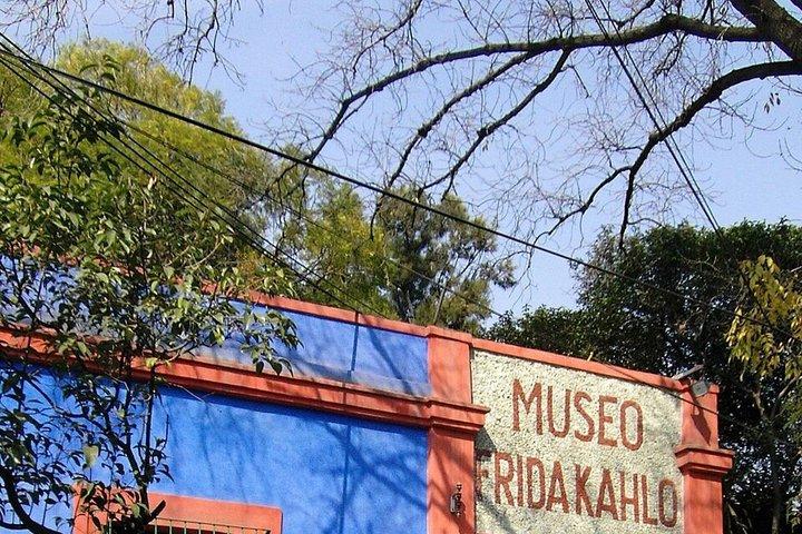 Entrance to Frida Kahlo and Diego Rivera Anahuacalli Museum on CDMX
