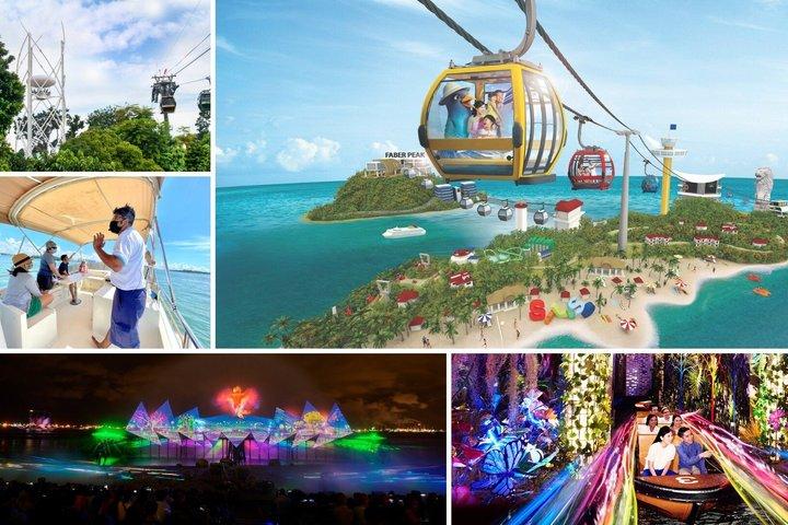 Ultimate Sentosa Adventure: Air, Land & Sea Guided Tour