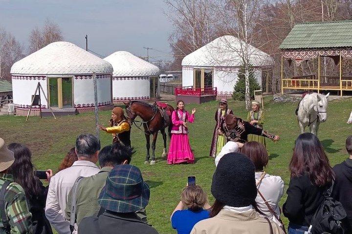 Almaty: Jeep Private Huns Ethno Village & Issyk Lake Day Tour