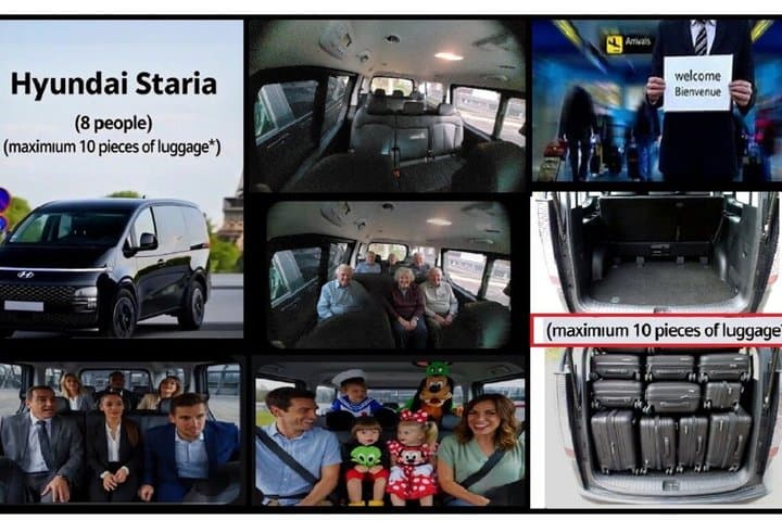 Private Van Transfer from CDG Airport to Paris